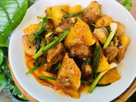 Sườn Non Kho Dứa