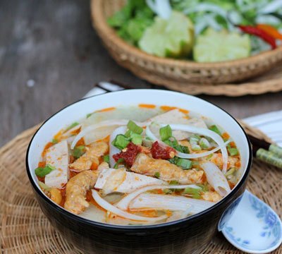 Súp Nui Gạo Và Chả Suông, Ngọt Thơm, đậm đà