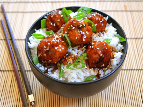 Thịt Viên Xốt Teriyaki đổi Món Cho Cả Nhà