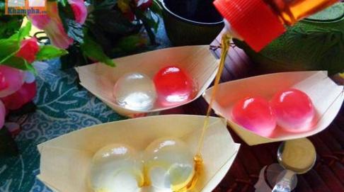 Thưởng thức mochi giọt nước mềm mượt, trong veo thật đã