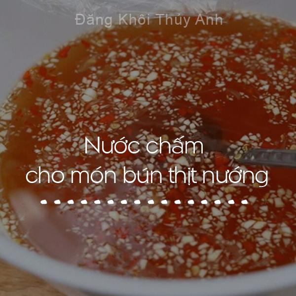 Vợ Đăng Khôi chia sẻ cách pha nước chấm cho 17 món Việt