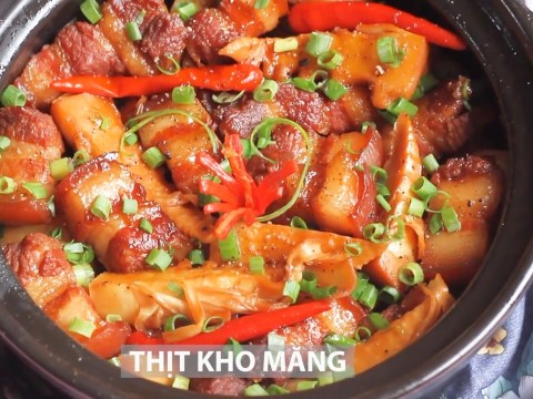 Cách Làm Thịt Kho Măng đơn Giản