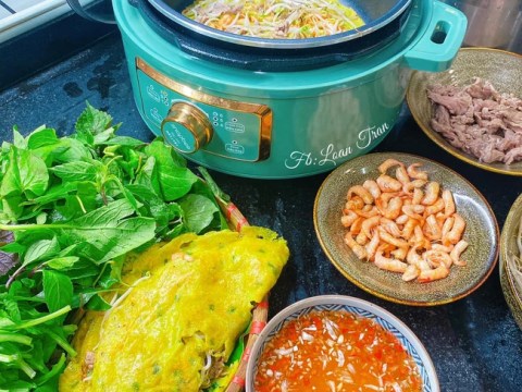 Làm Bánh Xèo Kiểu Này Thì Vừa Giòn Ngon Mà ăn Thoải Mái Cũng Không Tăng Cân, Cuối Tuần Các Mẹ Thử Ngay Nhé!