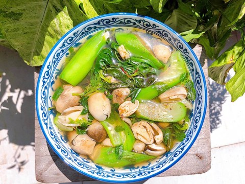 Canh Rau Dền Chay