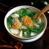 Canh Rạm Khoai Sọ Rau Muống