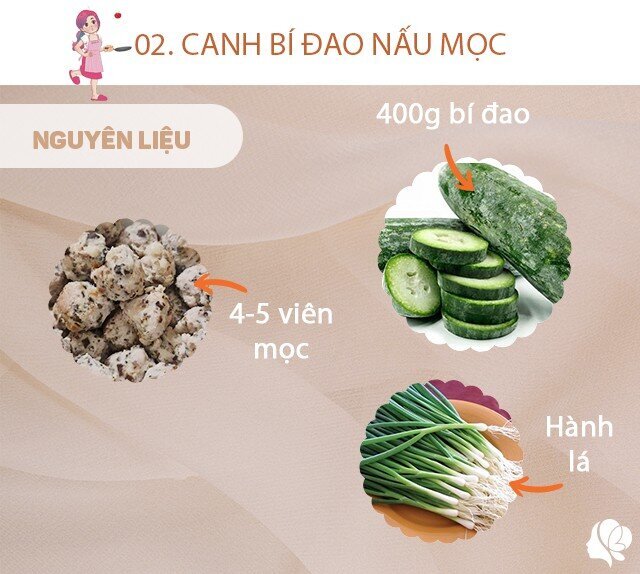 Hôm nay nấu gì: Bữa tối có 4 món ngon, cả nhà ăn không dừng đũa