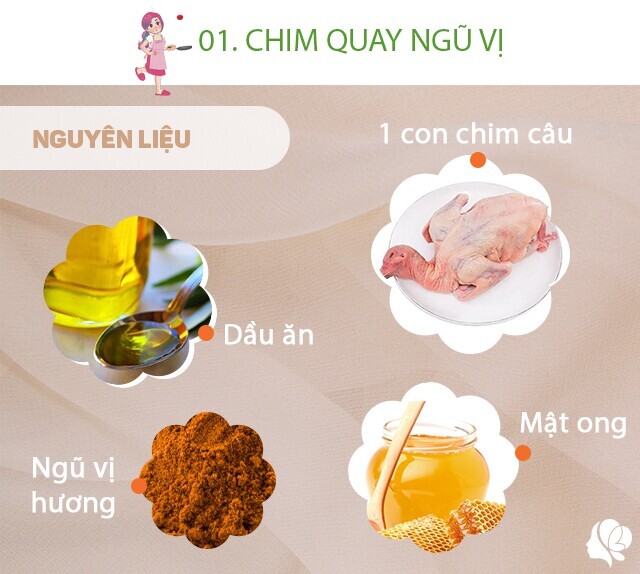 Hôm nay nấu gì: Bữa tối đậm đà hấp dẫn cả nhà với đủ món ngon